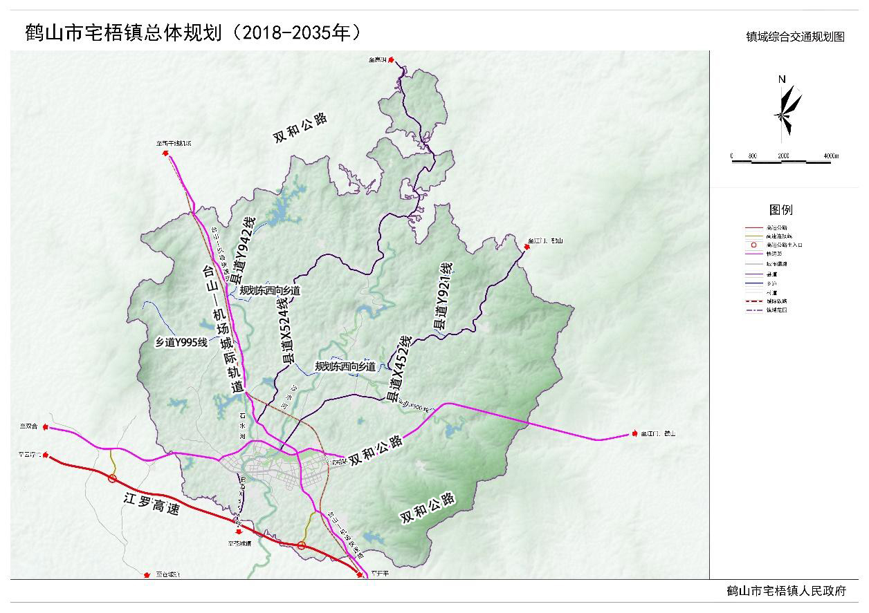 规划6条镇区内部主干道！宅梧镇未来这样建设！