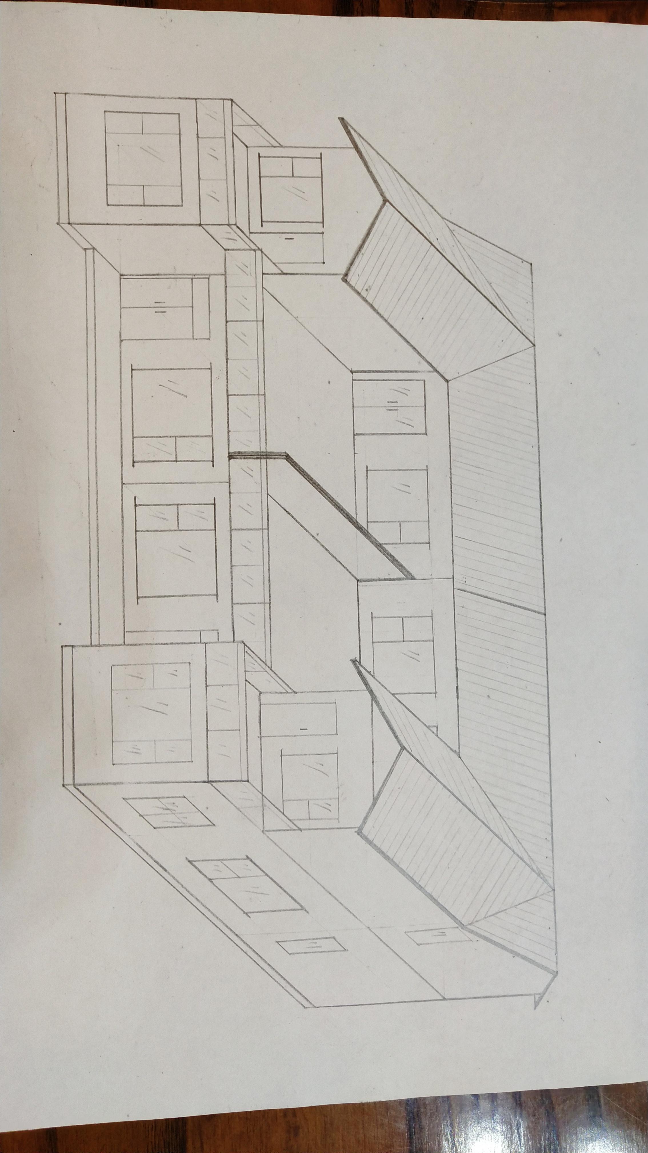 自己画的农村自建房平面图，有什么好的建议吗？