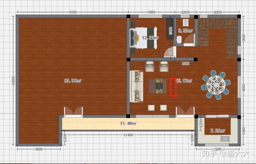 自己画的农村自建房平面图，有什么好的建议吗？