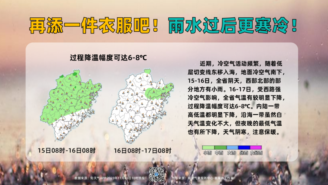 就在明天！冷空气即将抵达福州！